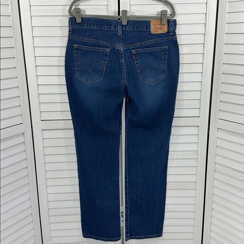 Leviβs 505 Straight Leg Jeans Size 12 - Picture 8 of 11